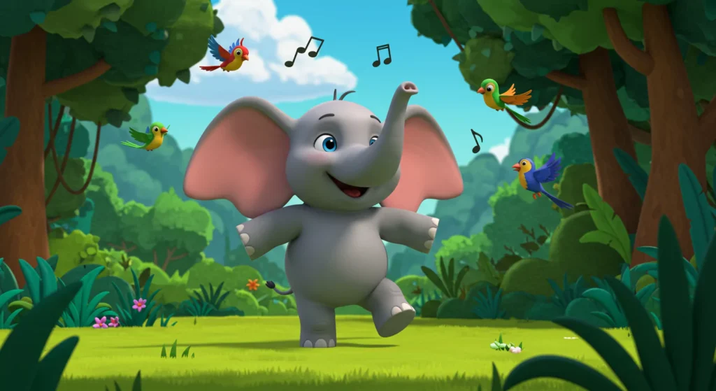 Elephant dancing