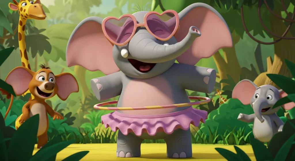 Elephant dancing
