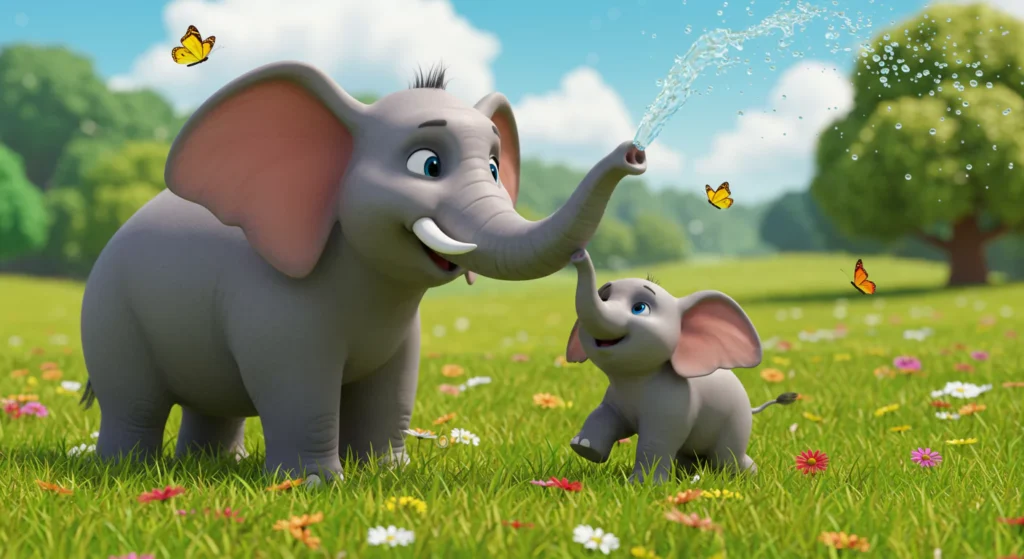 Elephant Enjoying